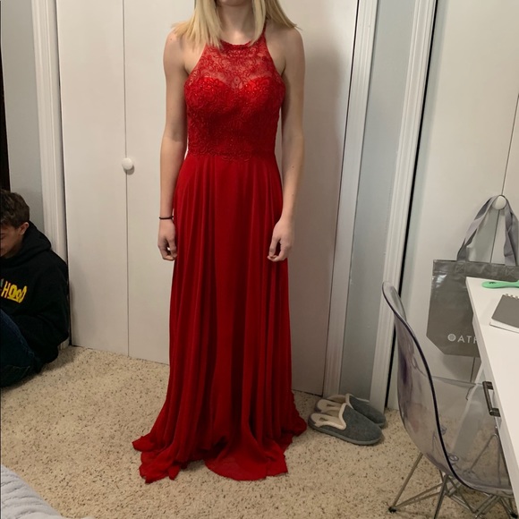Red Prom Dress - Picture 9 of 11